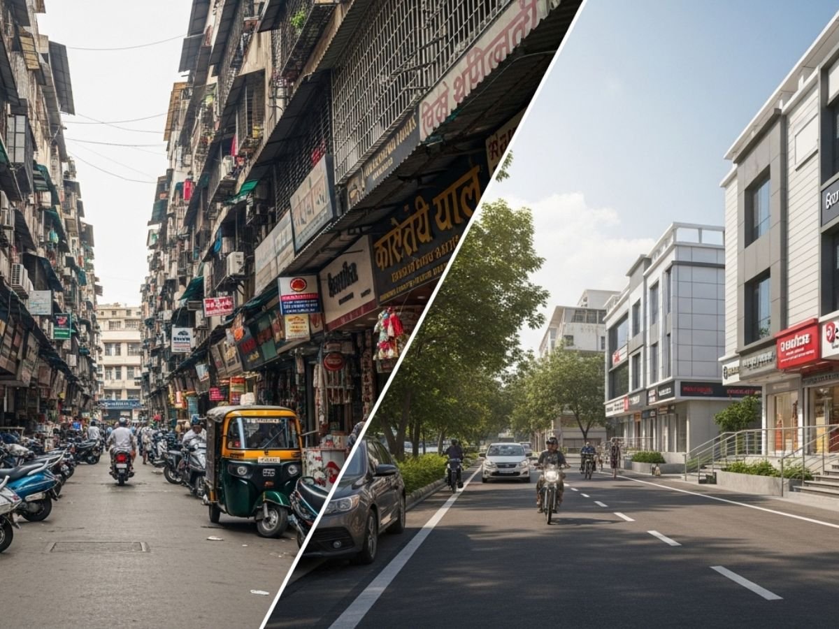 Old Panvel and New Panvel are not the same commercial market is visible in this image.