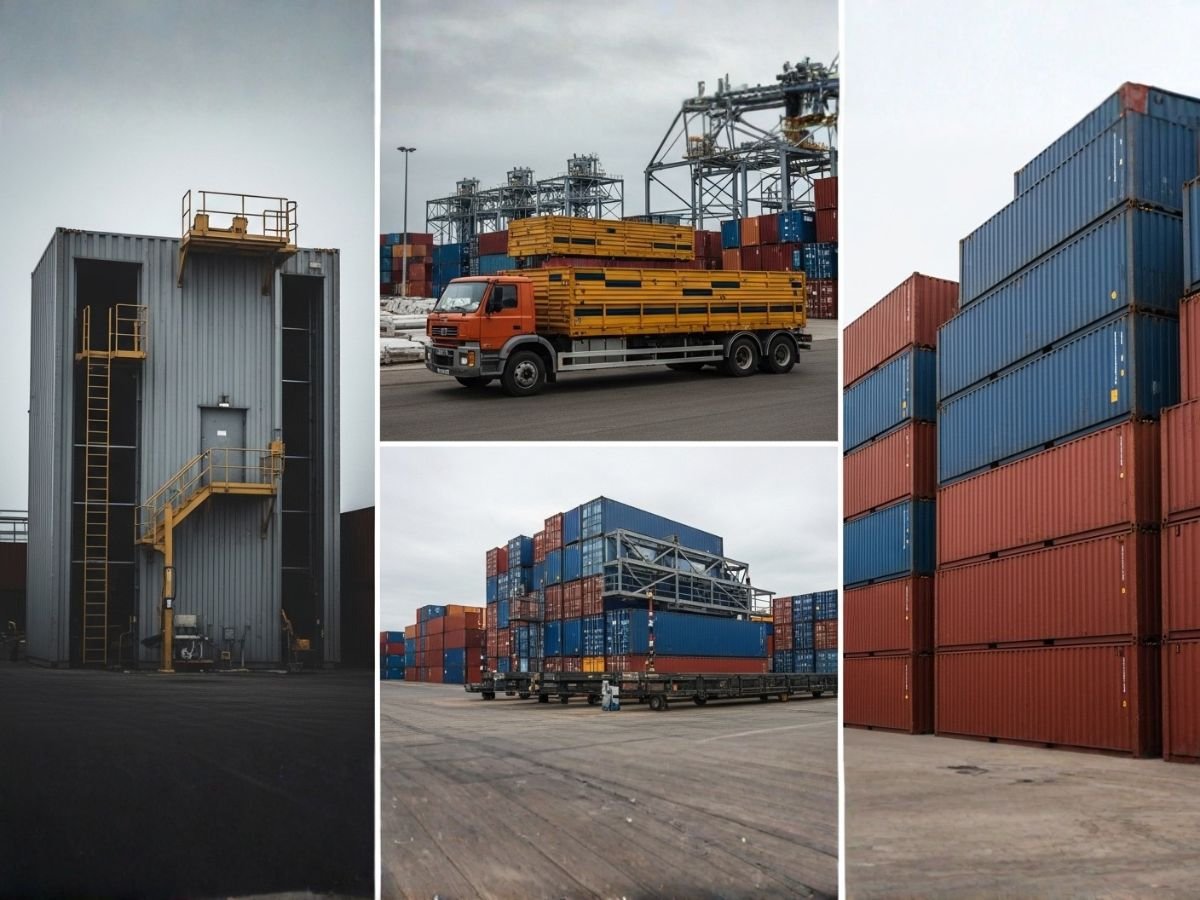 Panvel Industrial and Logistics containers is visible in this image