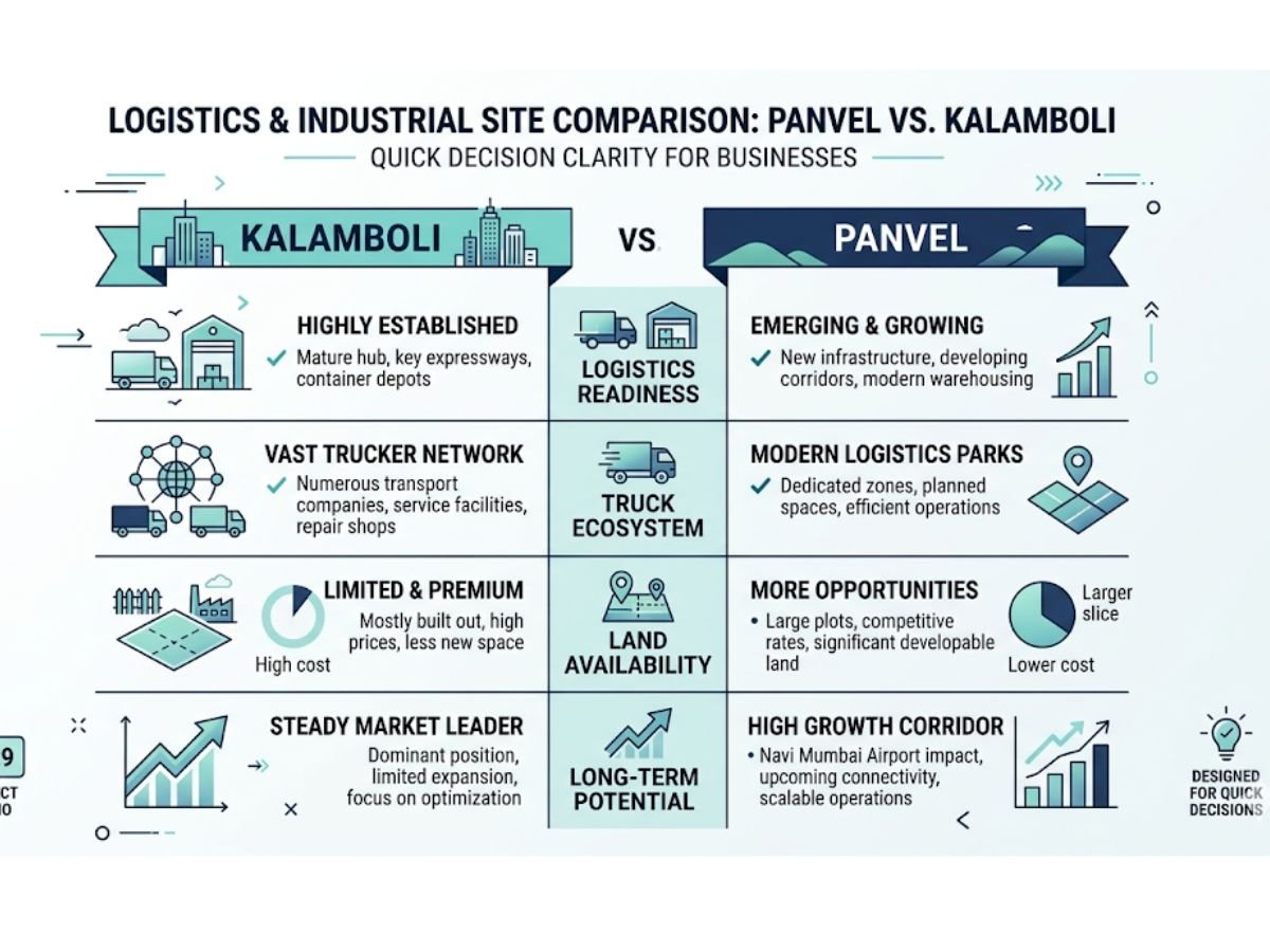 Panvel or Kalamboli: which is the better choice for logistics and industrial setup?