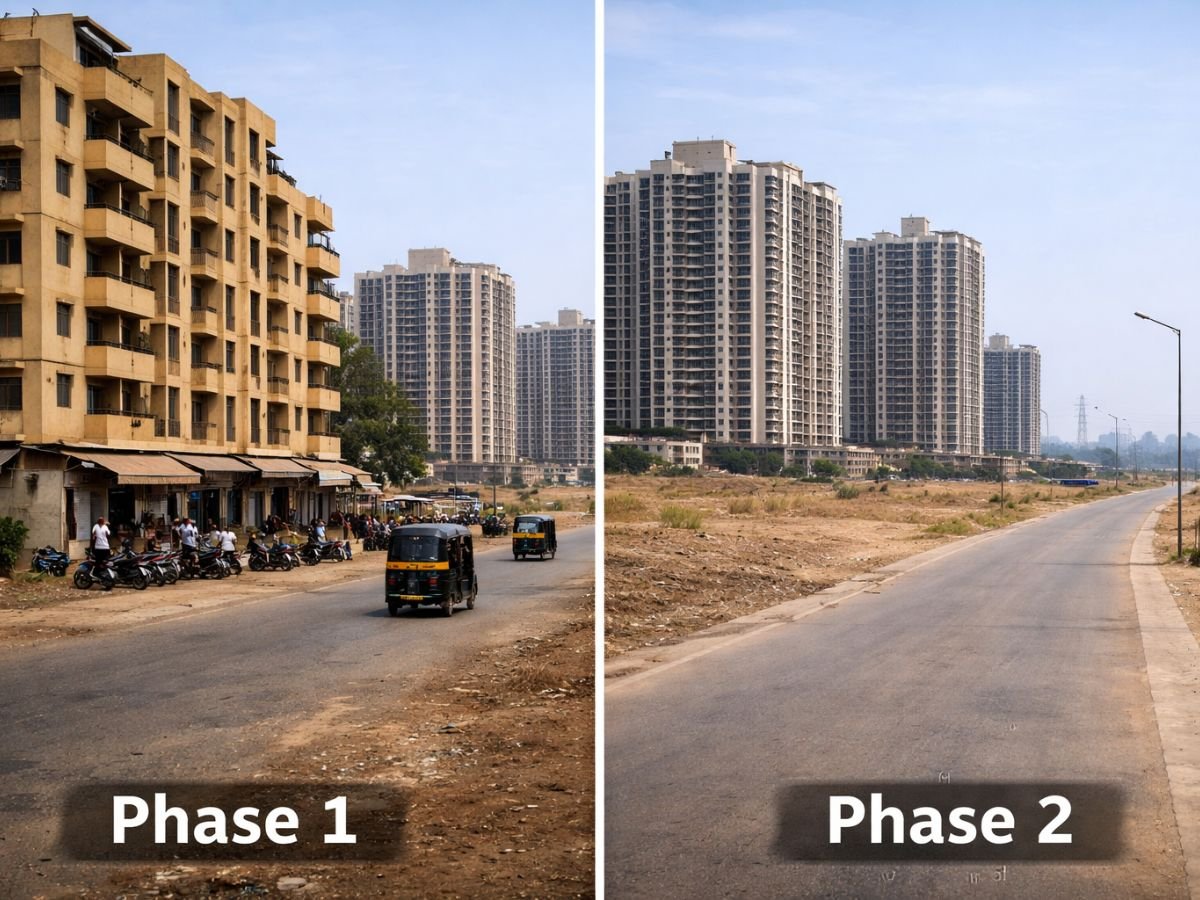 Phase 1 vs Phase 2 The Most Important Taloja Comparison is visible in this image.