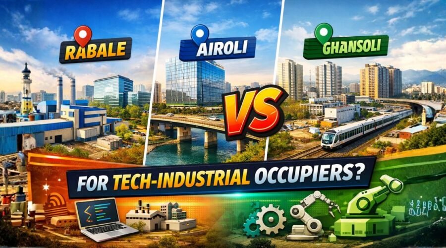 Rabale vs Airoli vs Ghansoli for Tech-Industrial Occupiers: Which Belt Fits Best?