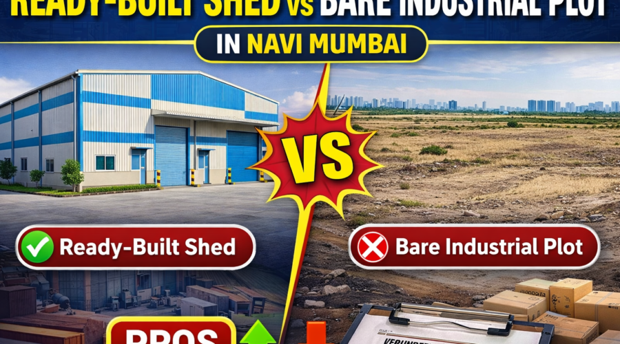 Ready-Built Shed vs Bare Industrial Plot in Navi Mumbai: Which Makes More Sense?
