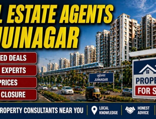 Real Estate Agents in Juinagar is visible in this image.