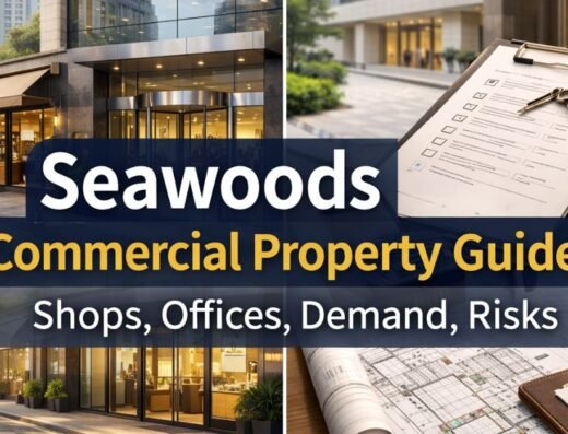 Seawoods Commercial Property Guide Shops, Offices, Demand, Risks is visible in this image.