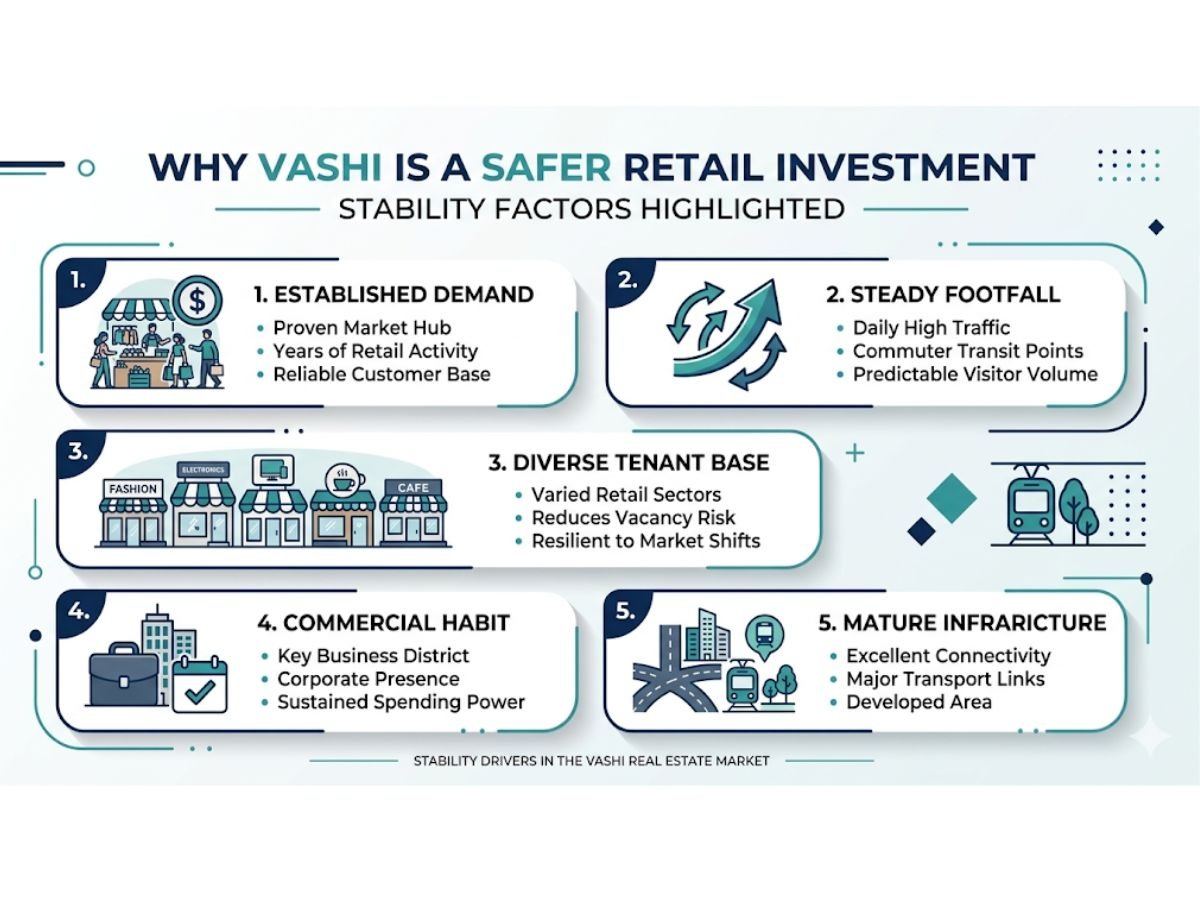 Why Vashi usually feels safer for retail investors