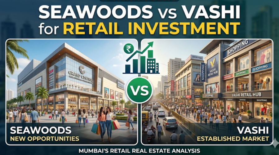 Seawoods vs Vashi for Retail Investment: Which Node Works Better in Navi Mumbai?