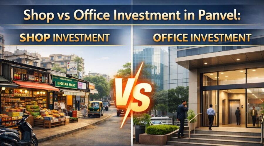 Shop vs Office Investment in Panvel: Which Commercial investment is best?