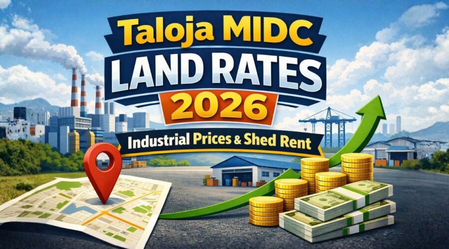 Taloja MIDC Land Rates: Industrial Prices & Shed Rent