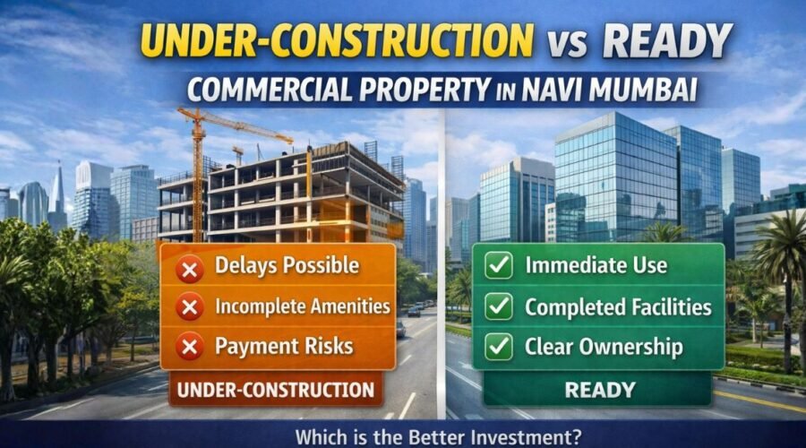 Under-Construction vs Ready Commercial Property in Navi Mumbai: Which Makes More Sense?