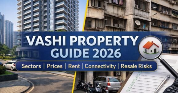 Vashi Property Guide 2026 Should You Buy, Rent or Wait thumbnail is visible in this image.