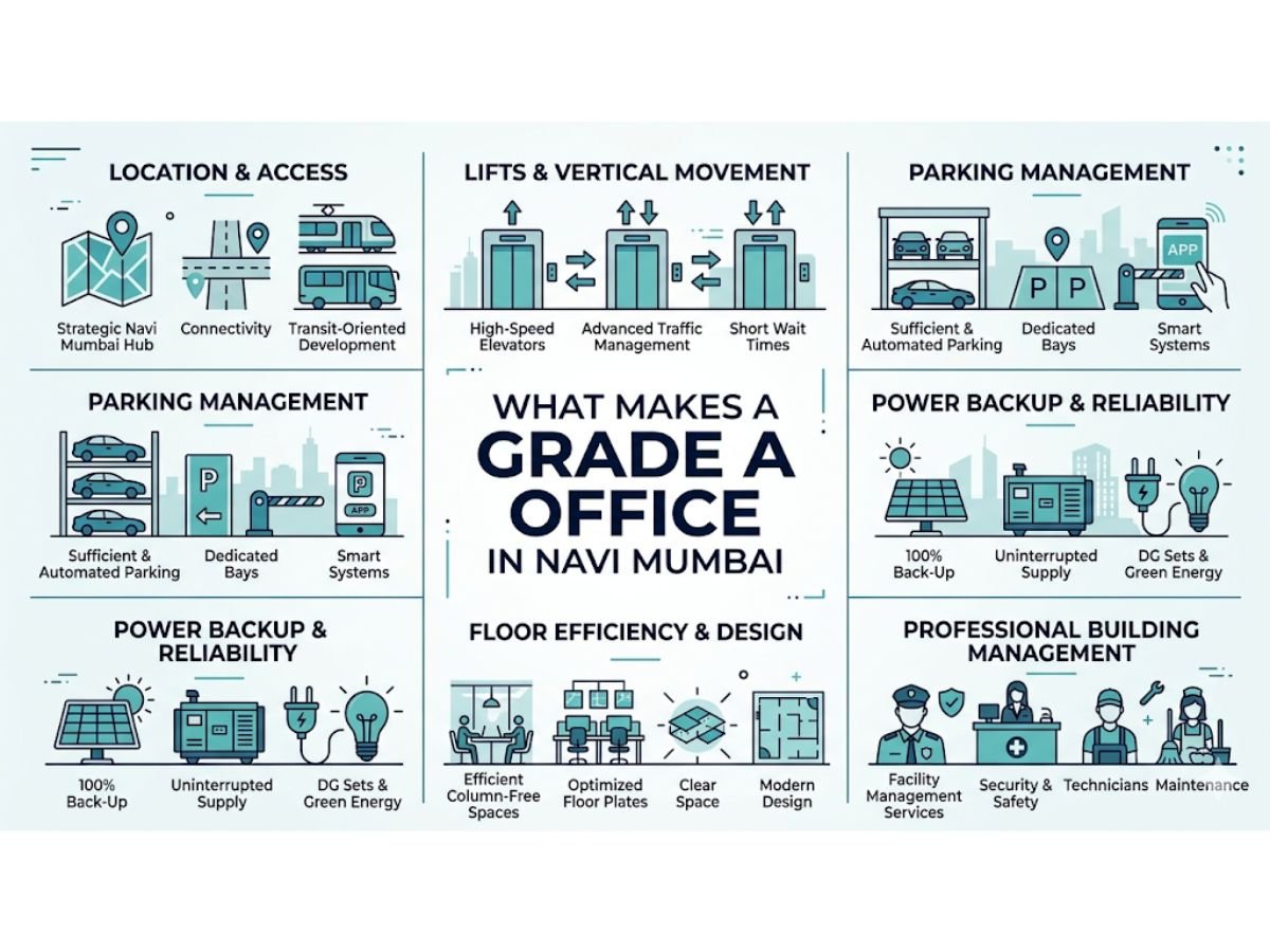 What actually makes an office Grade A in Navi Mumbai?