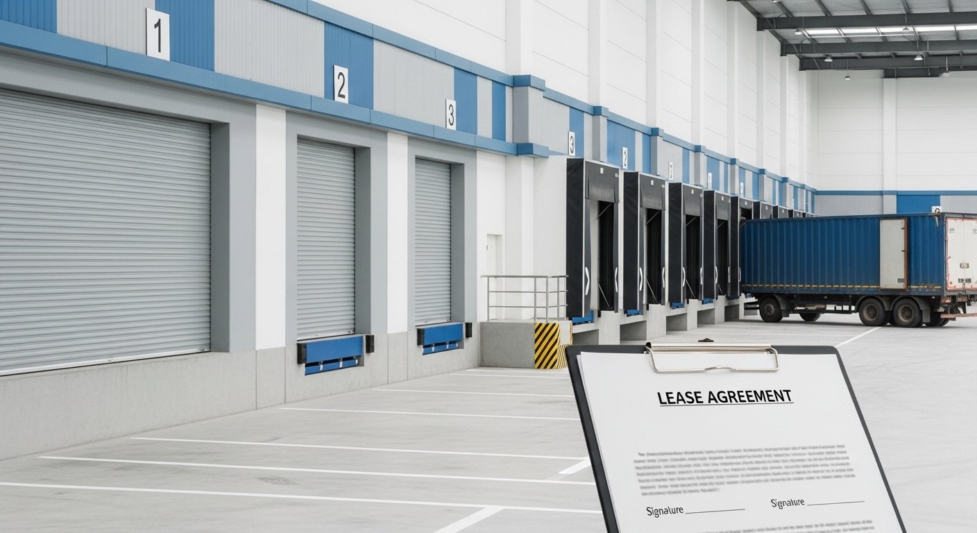 What a Logistics or Warehouse Lease Should Contain in Navi Mumbai is visible in this image.