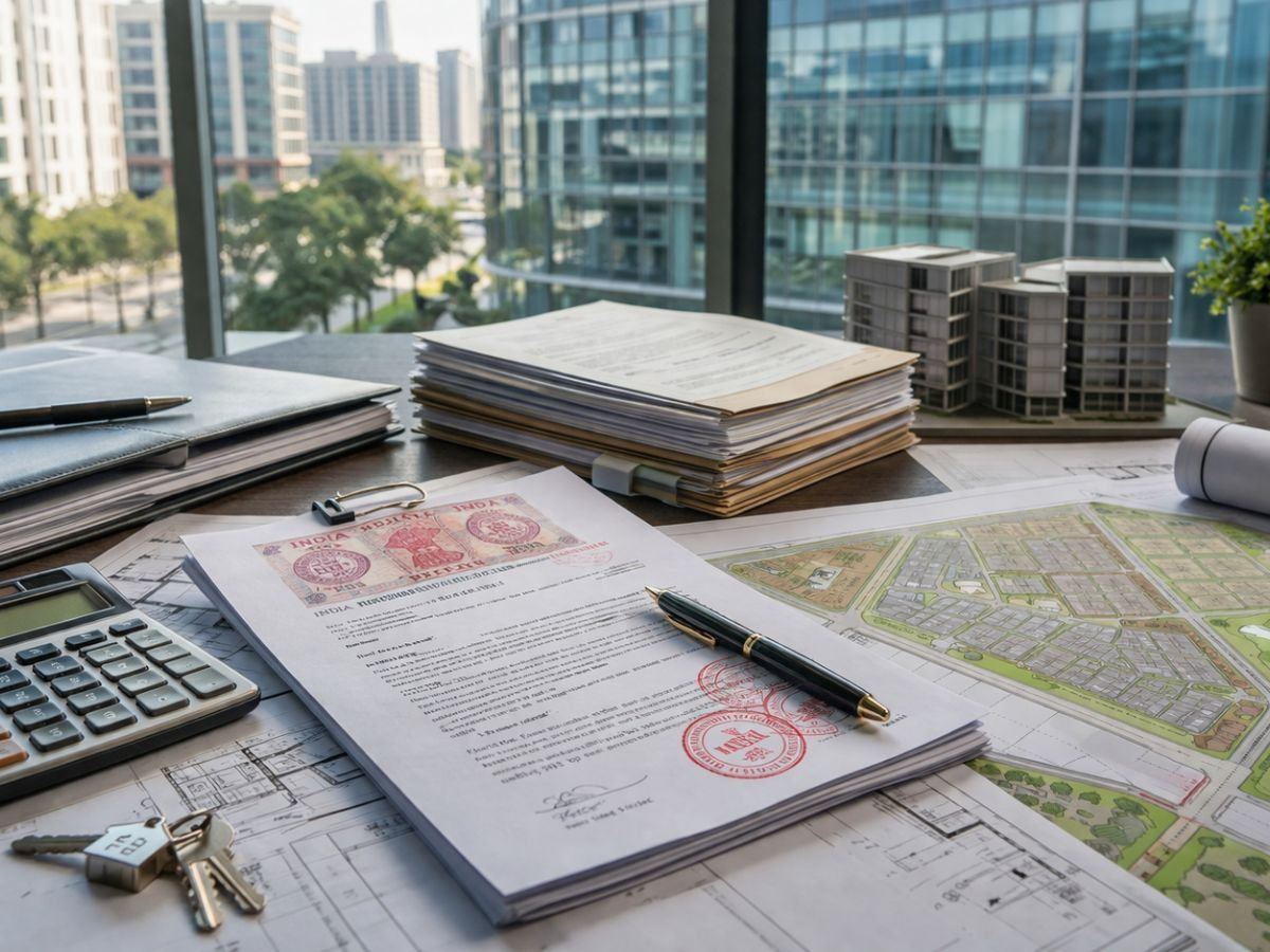 What local authority and document checks matter before renting or buying commercial space here is visible in this image.