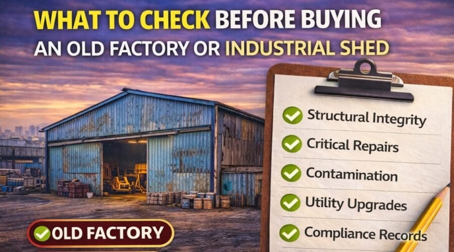What to Check Before Buying an Old Factory or Industrial Shed in Navi Mumbai