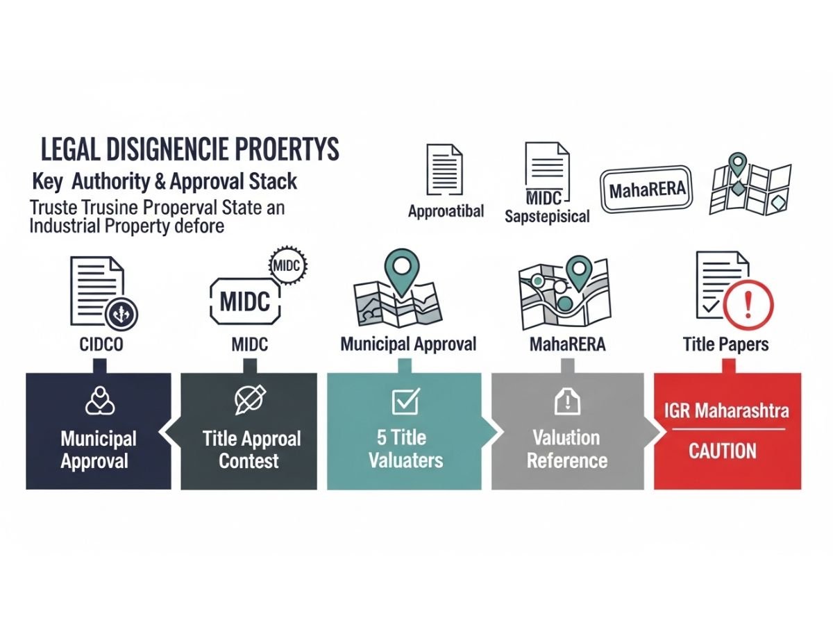 Which authorities and approvals matter before you trust any industrial deal in Navi Mumbai