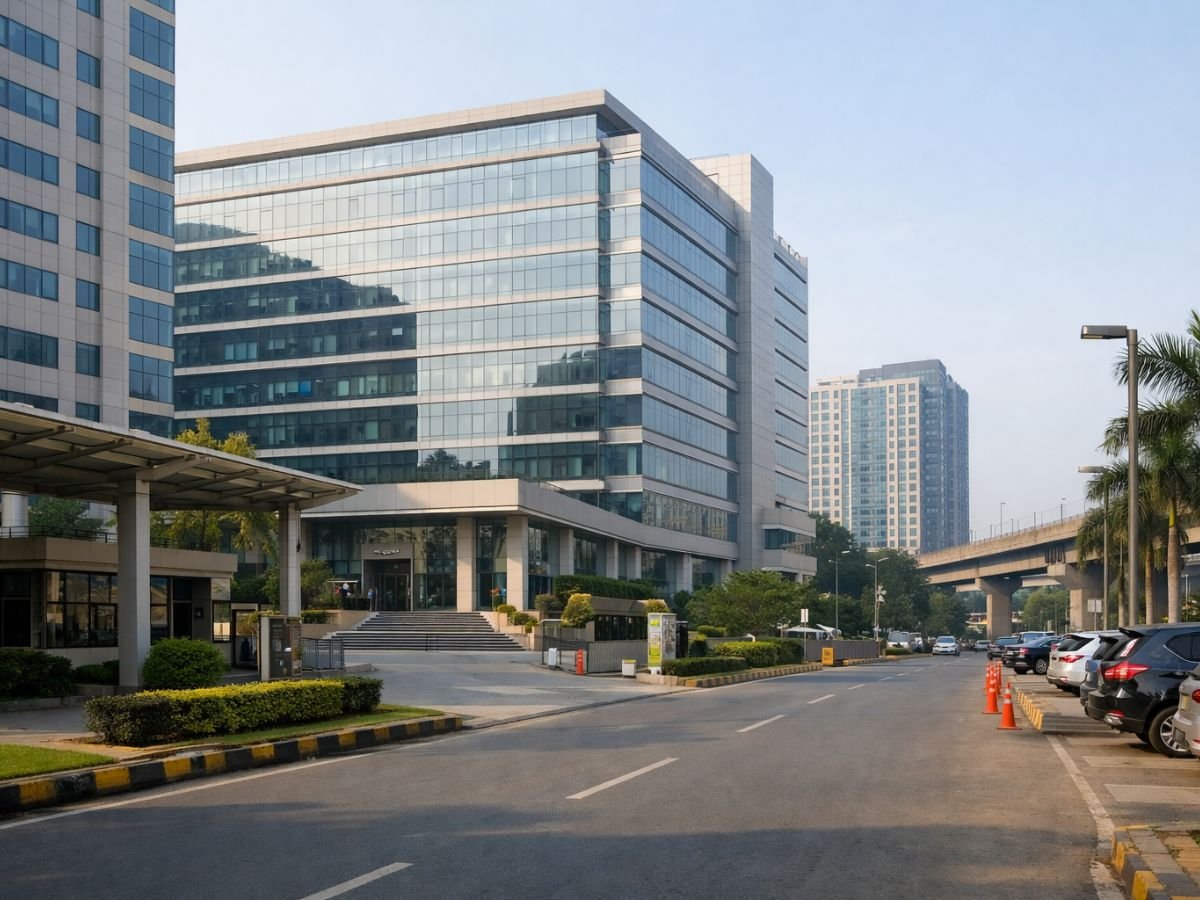 Which kinds of businesses actually benefit from owning an office in Airoli is visible in this image.