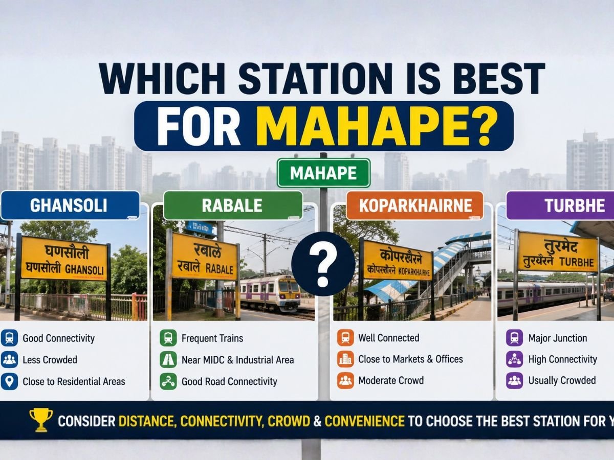 Which station is best for Mahape