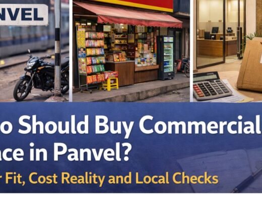 Who Should Buy Commercial Space in Panvel Buyer Fit, Cost Reality and Local Checks thumbnail is visible in this image.