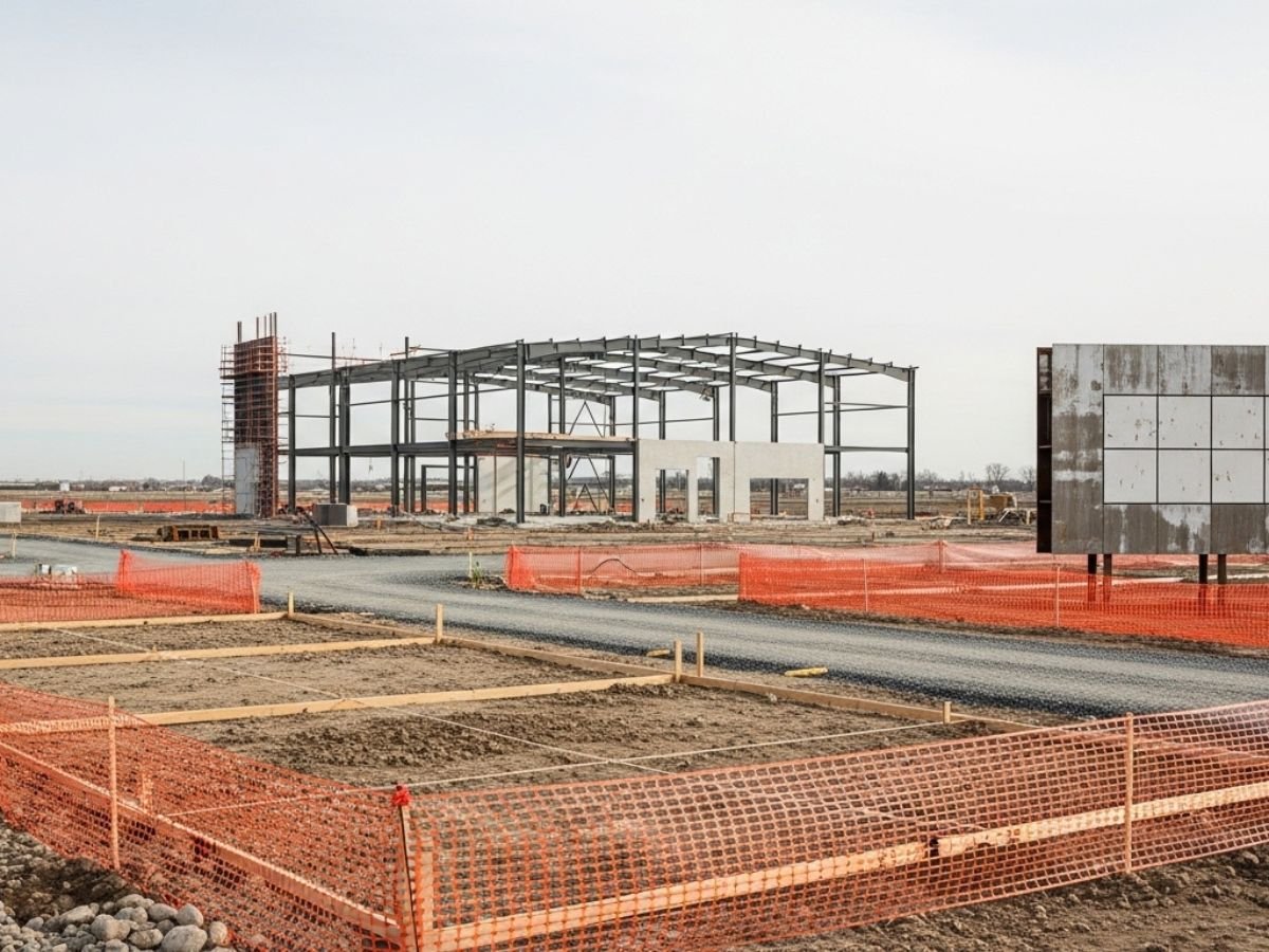 When does a bare industrial plot clearly make more sense? is visible in this image.