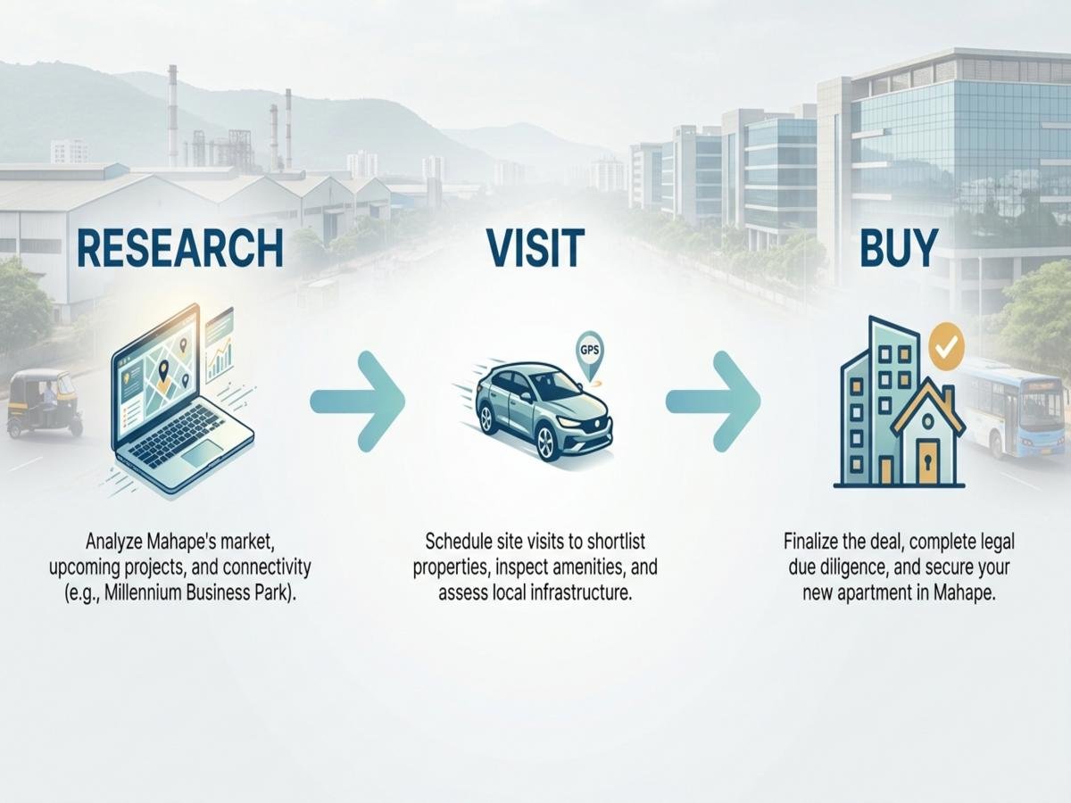 Best Areas to Buy Apartments Near Mahape in 2026 is visible in this image