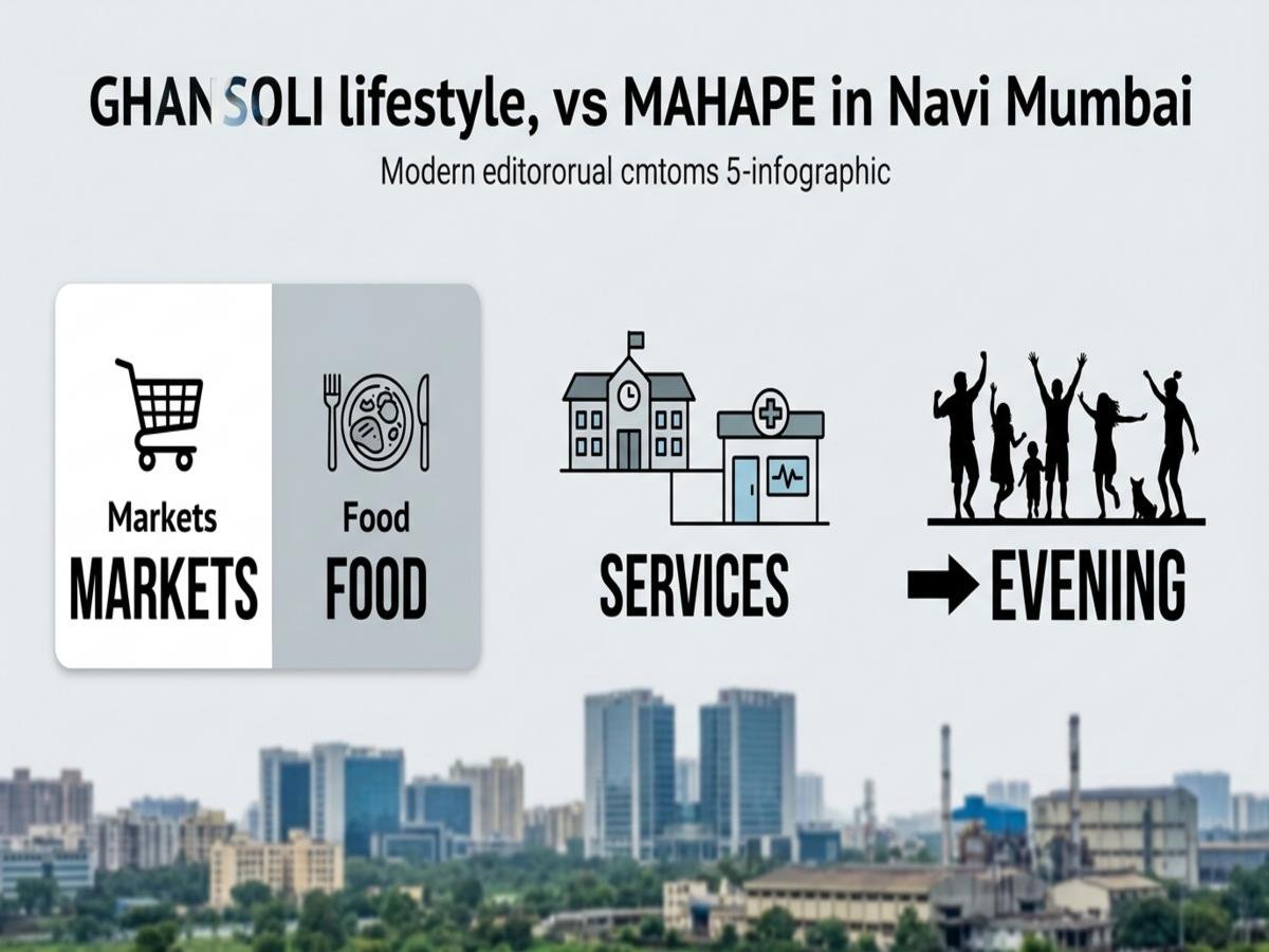 Daily Lifestyle: Markets, Food, Schools, Clinics and Evening Convenience is visible in this image