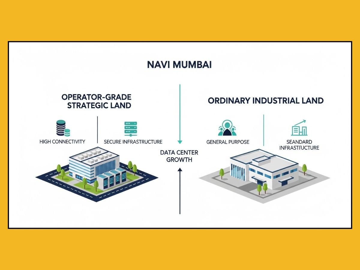 data center industrial land impact overview navi mumbai is visible in this image.