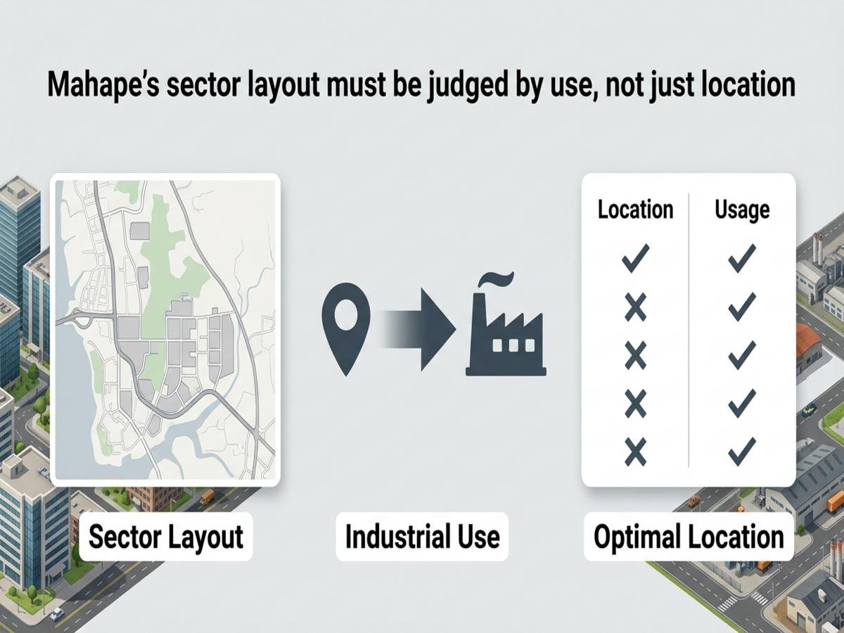 Final Verdict: Mahape’s Sector Layout Must Be Judged by Use, Not Just Location is visible in this image