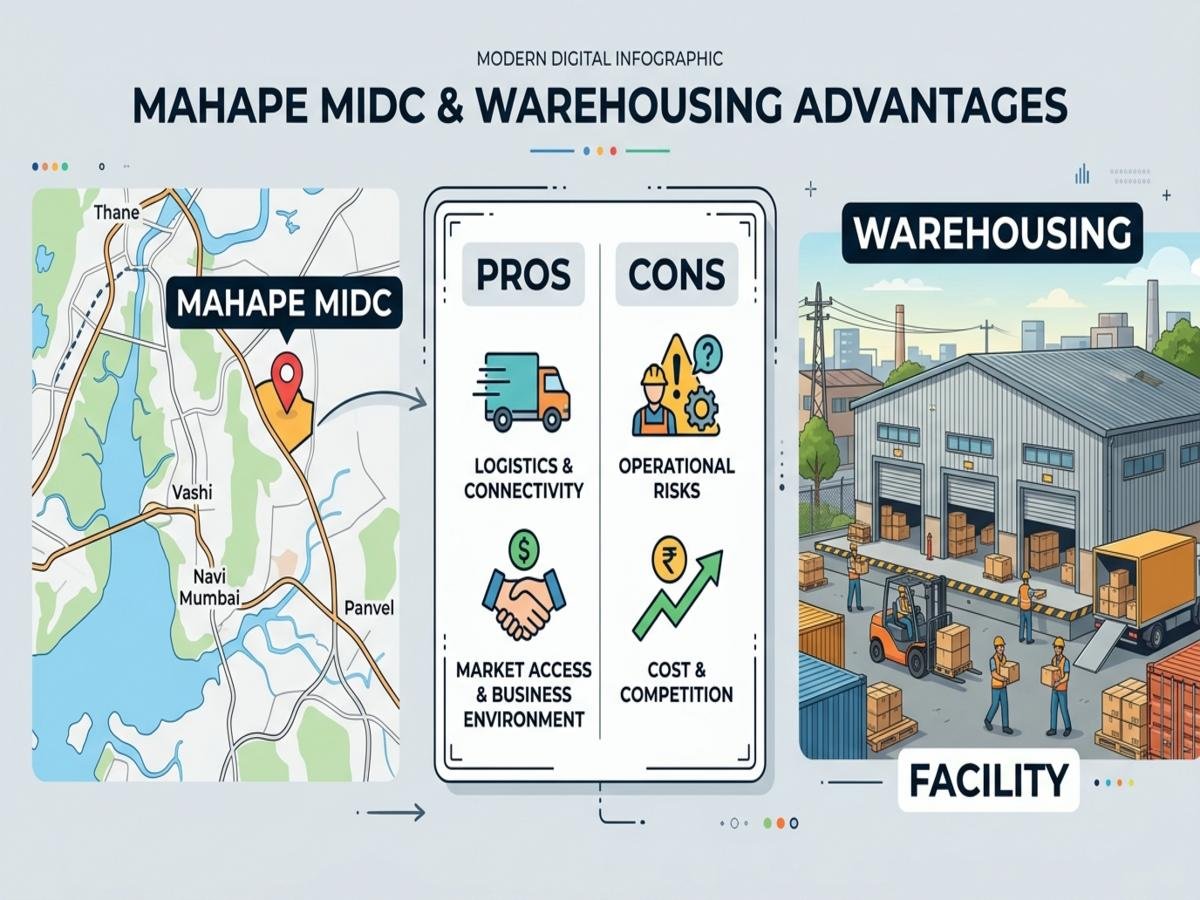 Is Mahape MIDC Actually Good for Warehousing and Logistics Real Estate? is visible in this image