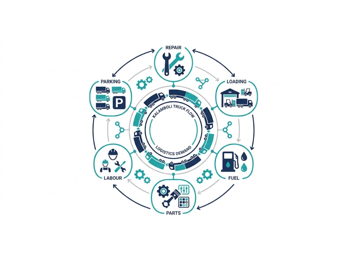 kalamboli-truck-ecosystem-operations-infographic is visible in this image