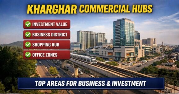 kharghar commercial hubs is visible in this image