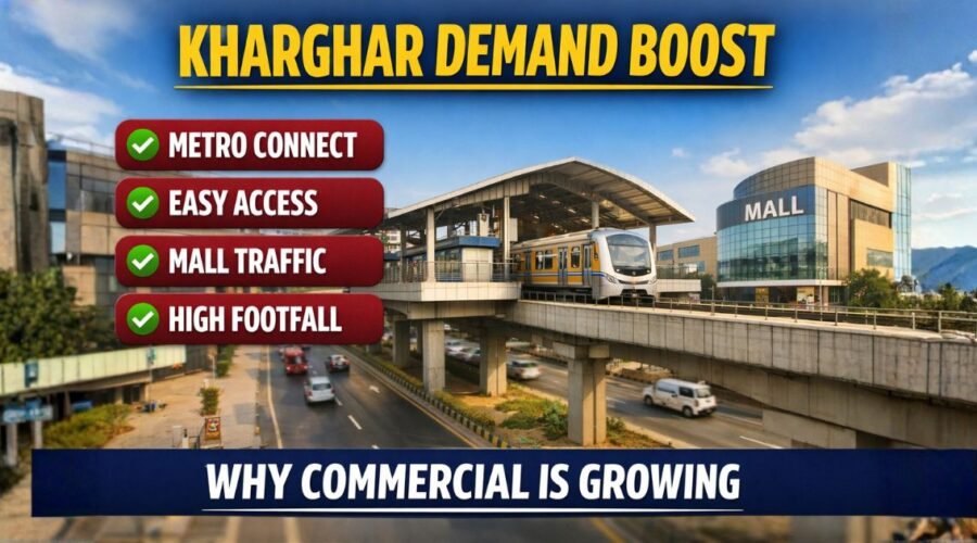 How Metro, Station Access and Mall Ecosystem Affect Kharghar Commercial Demand