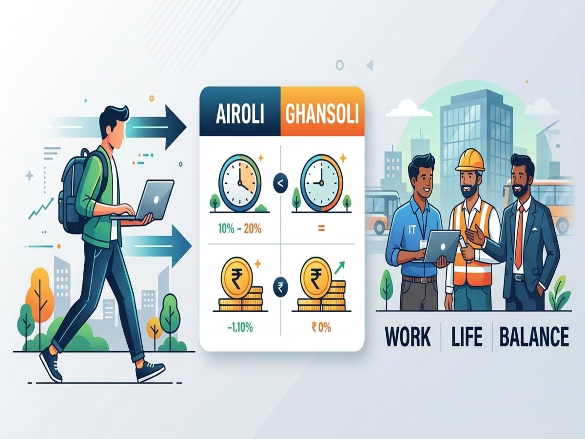 Lifestyle Difference: What Daily Life Feels Like in Airoli vs Ghansoli is visible in this image