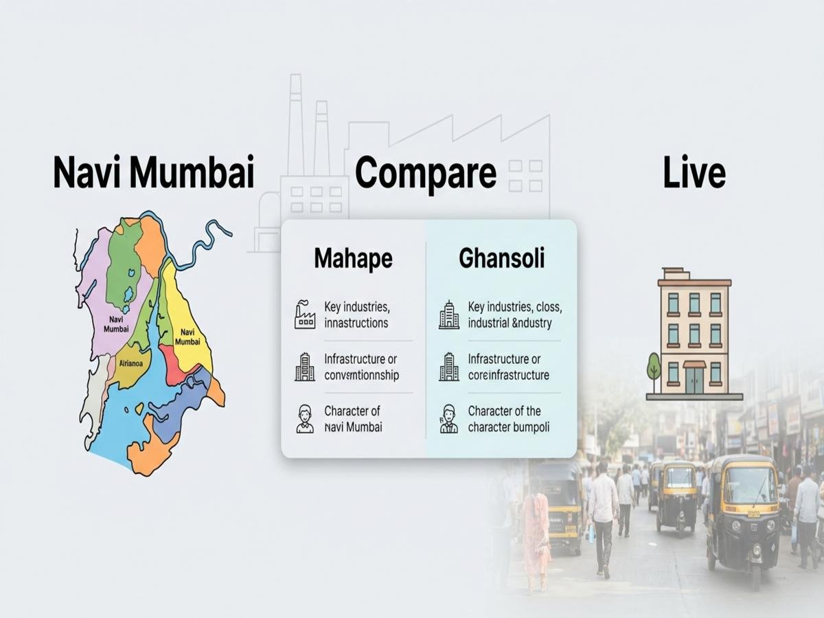 Mahape vs Ghansoli: Which Is the Better Place to Live in Navi Mumbai? is visible in this image