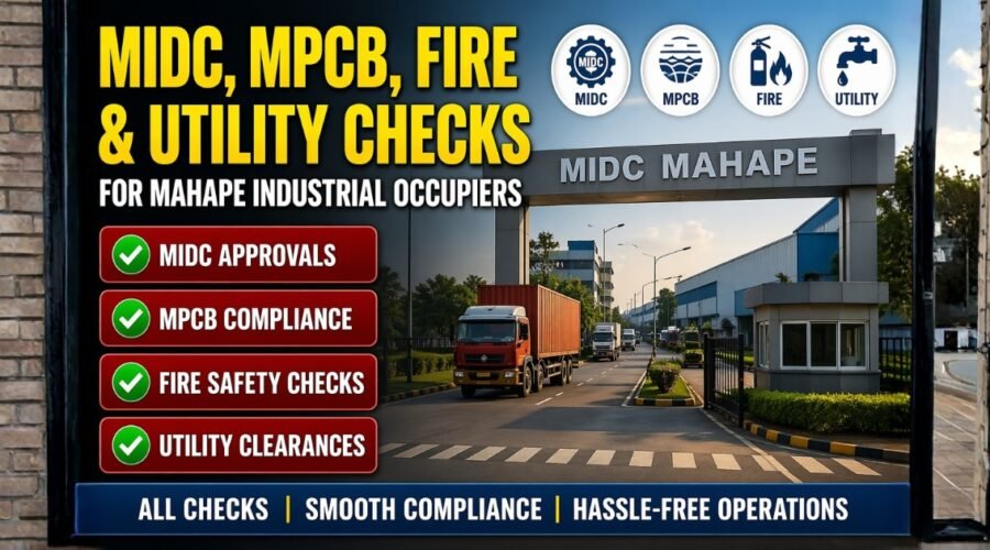 MIDC, MPCB, Fire and Utility Checks for Mahape Industrial Occupiers