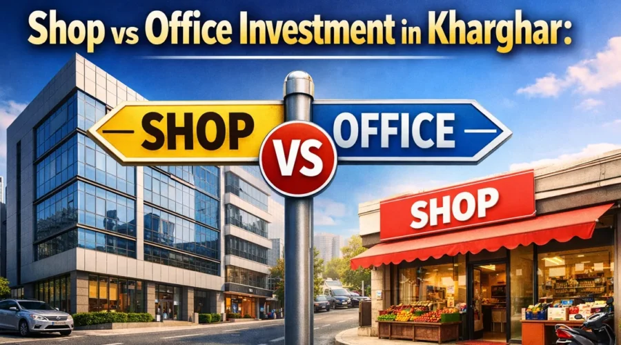 Shop vs Office Investment in Kharghar: Which Commercial Buy Makes More Sense?