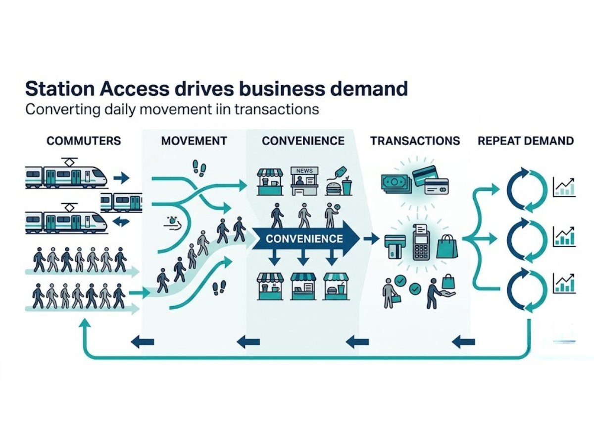 station-access-nerul-business-flow-infographic is visible in this image