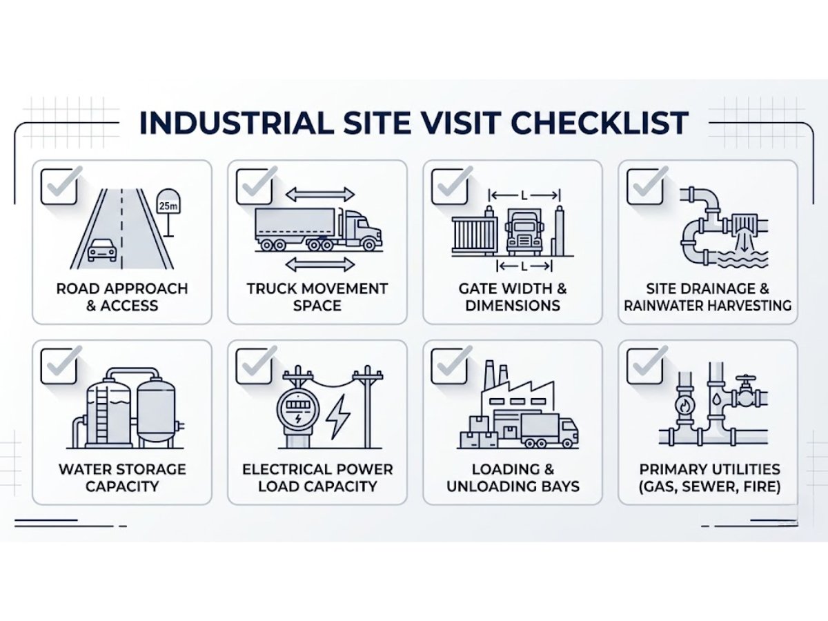 taloja-midc-site-visit-checklist-industrial-property-infographic is visible in this image