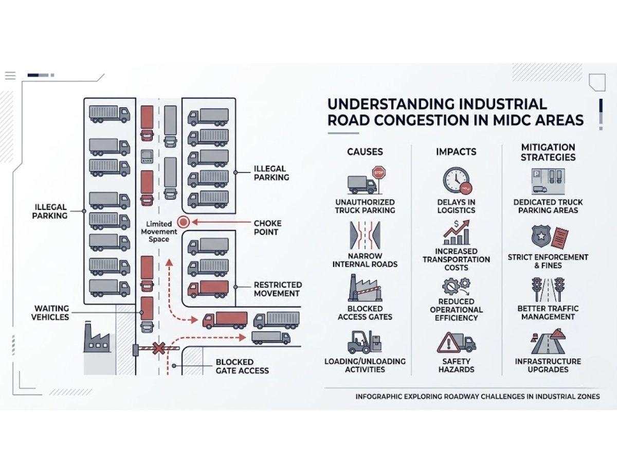 taloja-midc-truck-congestion-road-blockage-infographic is visible in this image