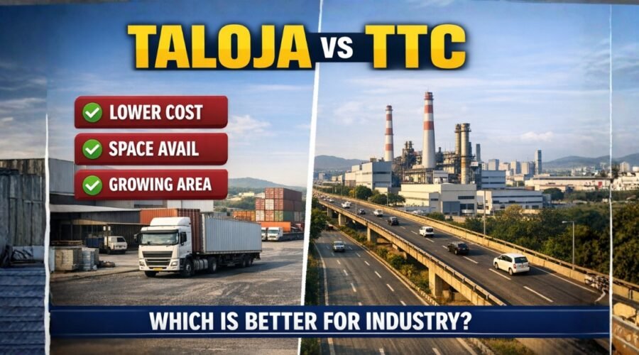 Taloja MIDC vs TTC MIDC for Industrial Users: Which Fits Better?