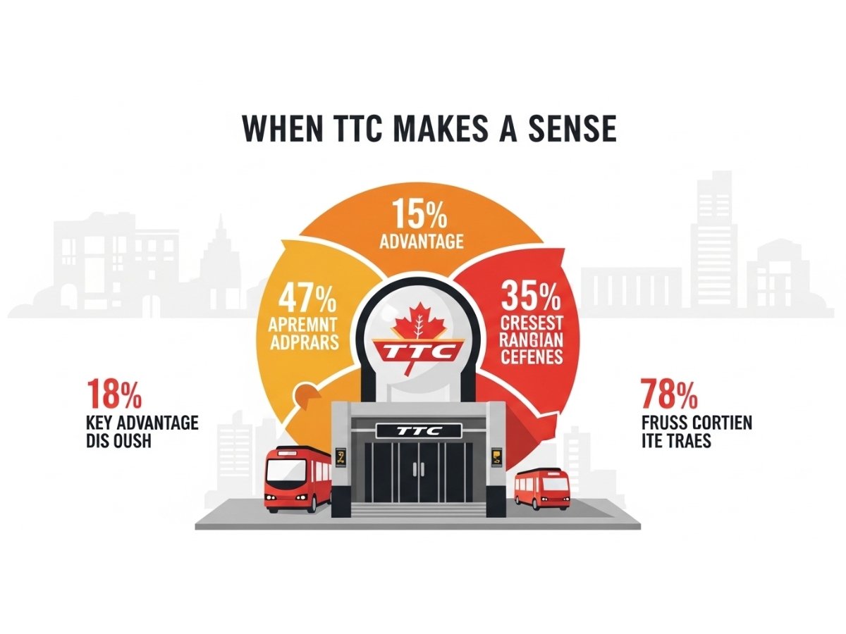 Infographic showing when TTC industrial belt is suitable based on premium ecosystem, connectivity, and business requirements