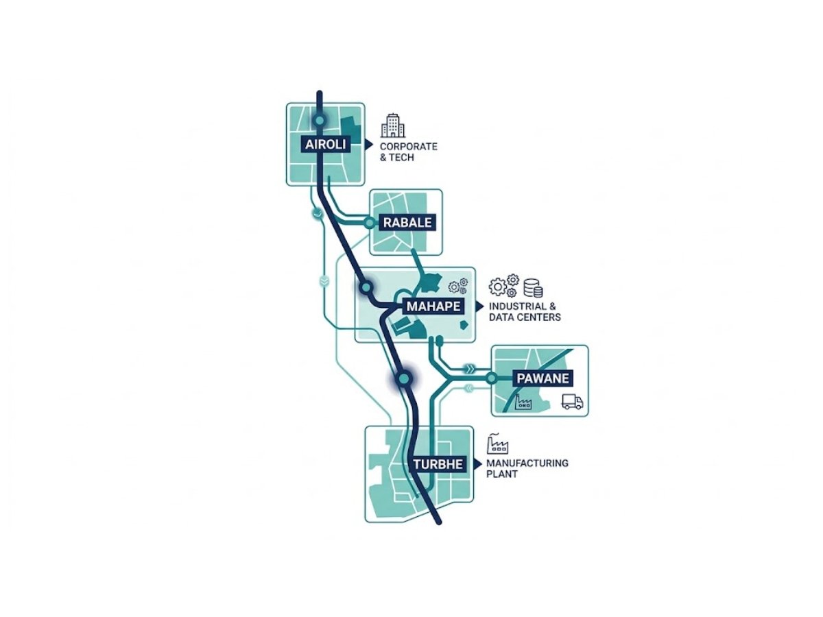 ttc-pockets-connectivity-map-airoli-rabale-mahape is visible in this image