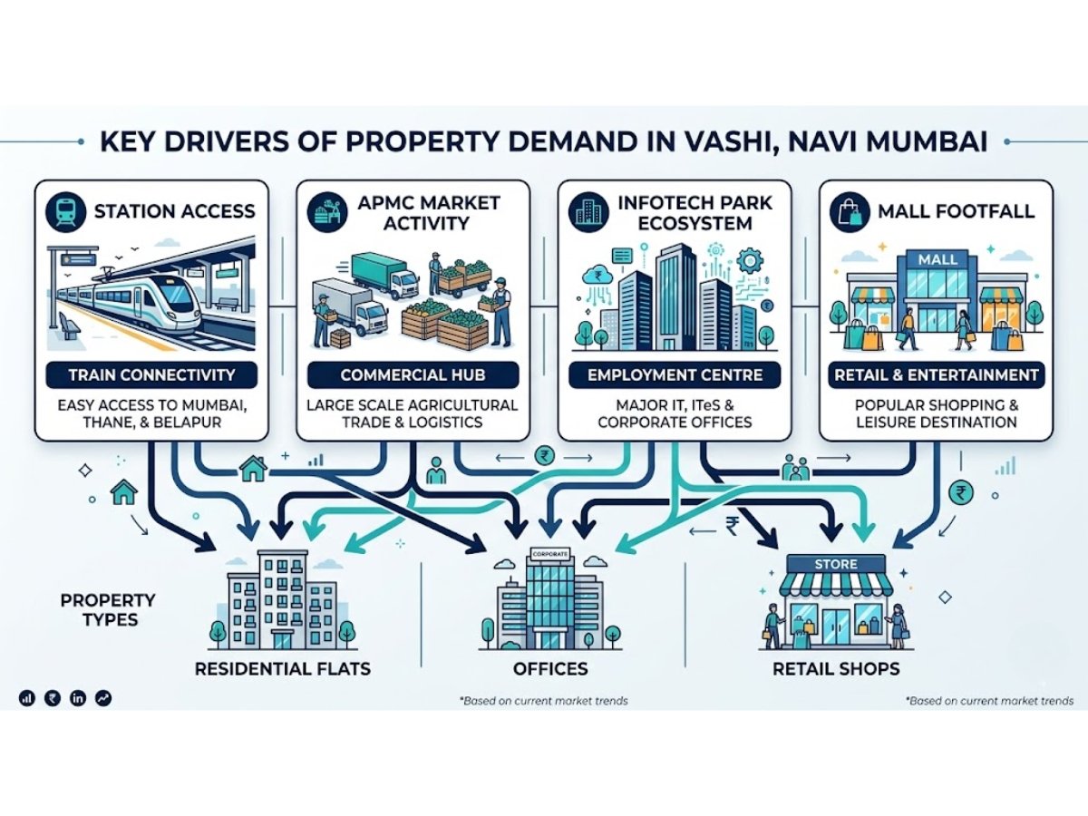 vashi-property-demand-drivers-infographic is visible in this image