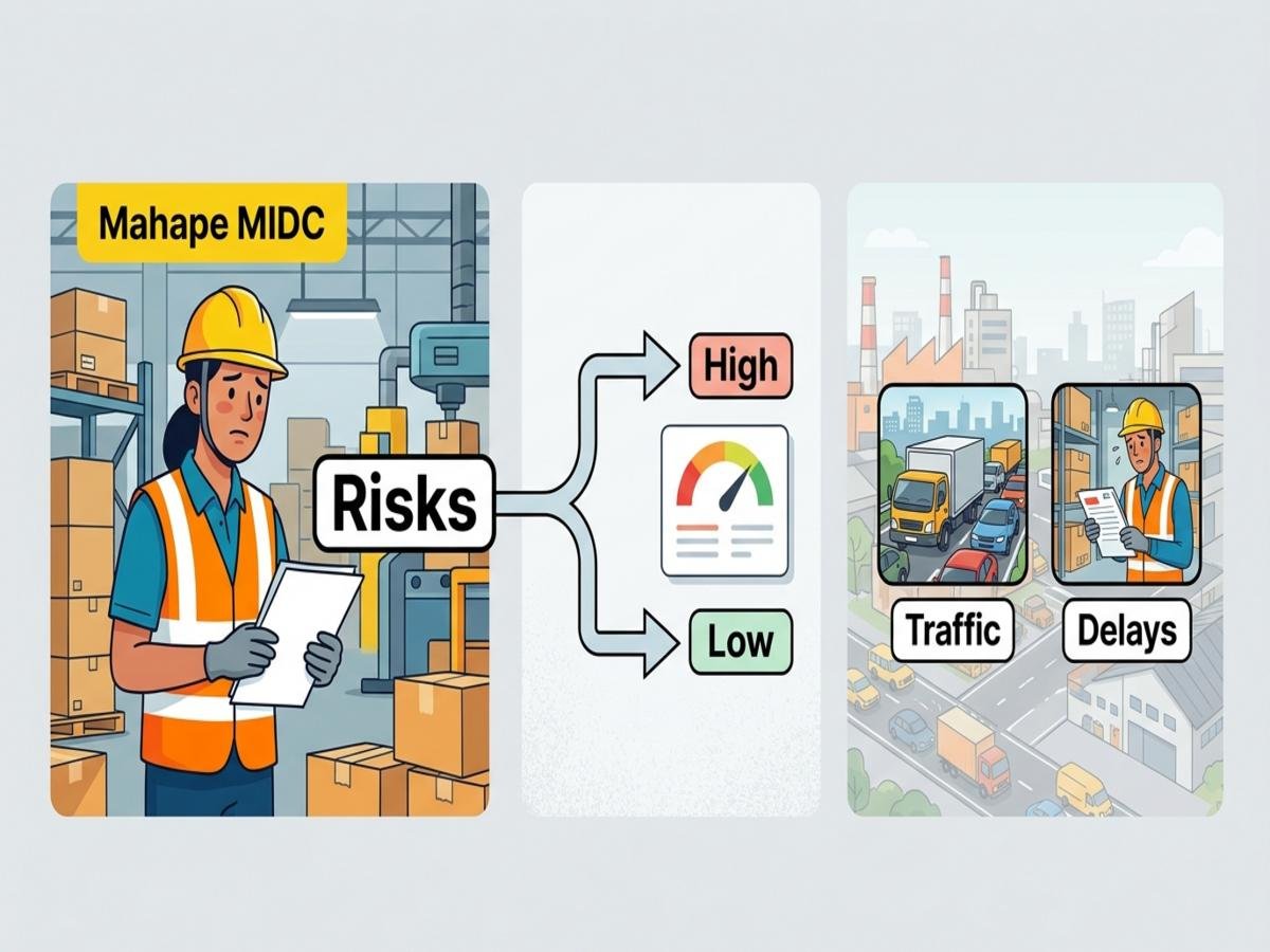 What Are the Main Risks of Warehousing and Logistics Real Estate in Mahape MIDC? is visible in this image