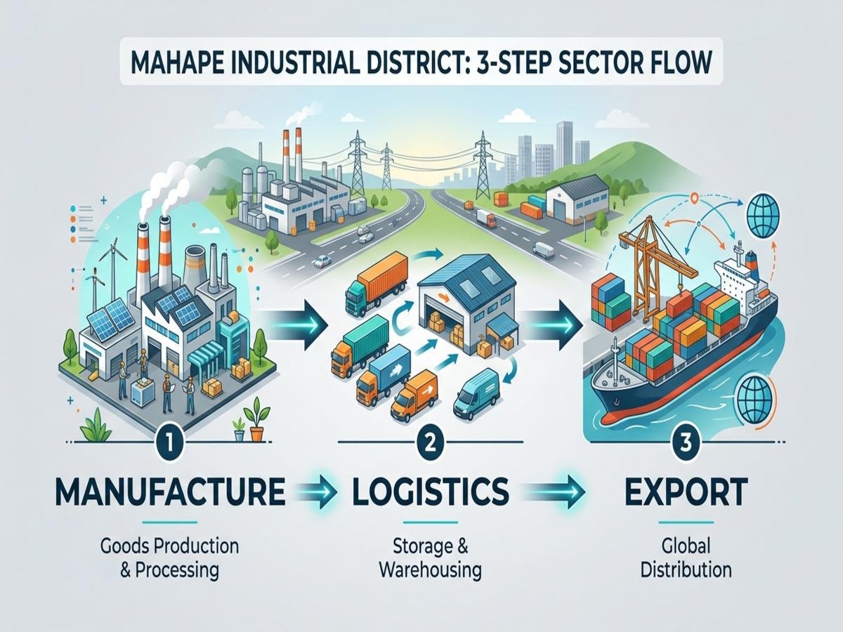 What Kind of Industries Actually Operate in Mahape? is visible in this image