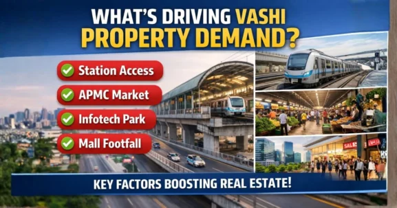 whats driving vashi property demand is visible in this image