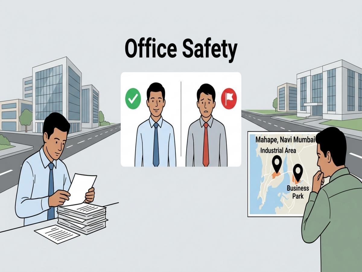 Where in Mahape Should Tenants Be More Careful While Choosing an Office? is visible in this image