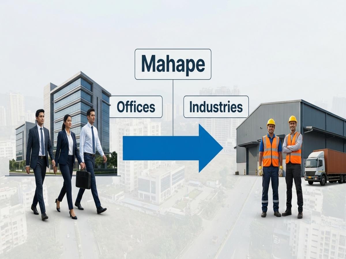 Where Mahape Sits Among Navi Mumbai Office Markets is visible in this image
