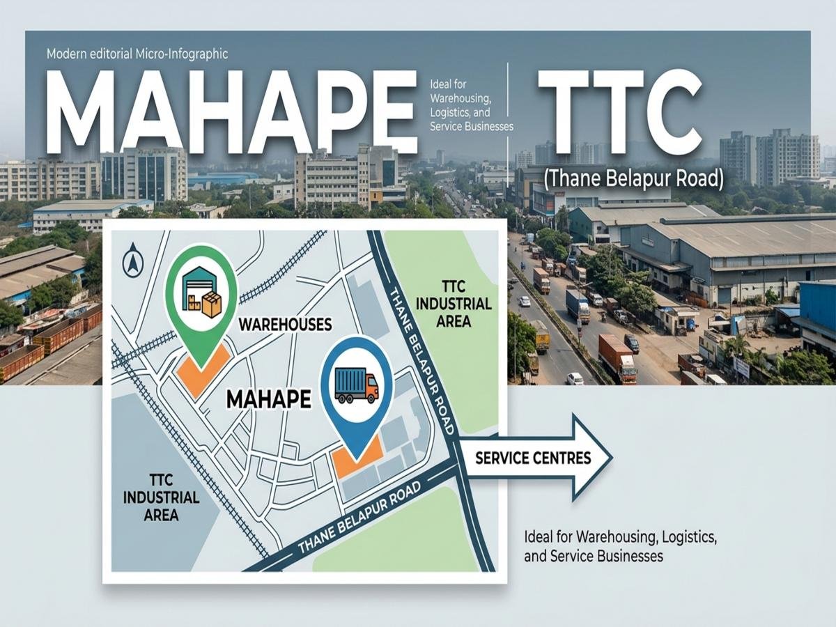 Which Parts of Mahape Work Better for Warehouses, Logistics Support, and Service Centres? is visible in this image
