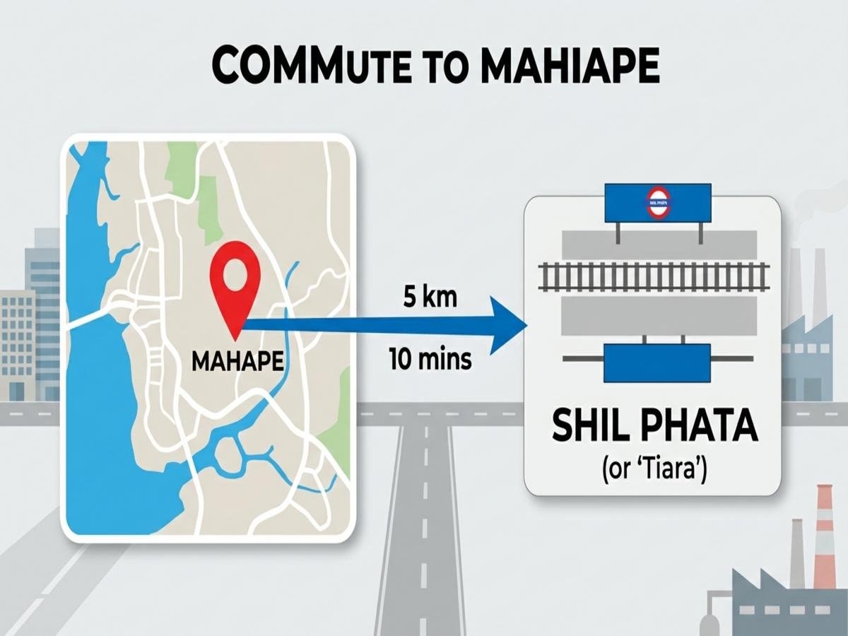 Which Station Serves Mahape And What Commute Really Looks Like is visible in this image