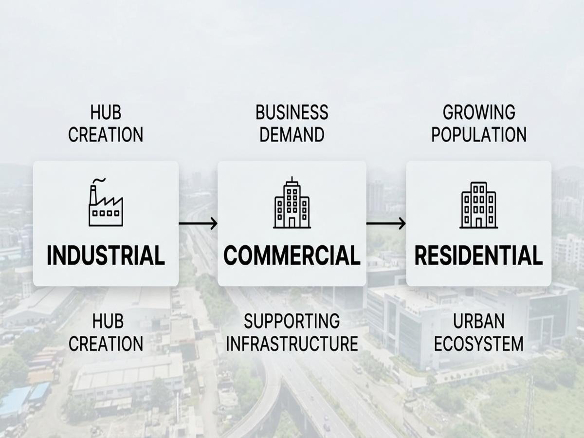 Why Mahape’s Real Estate Market Works Differently from Pure Residential Nodes is visible in this image
